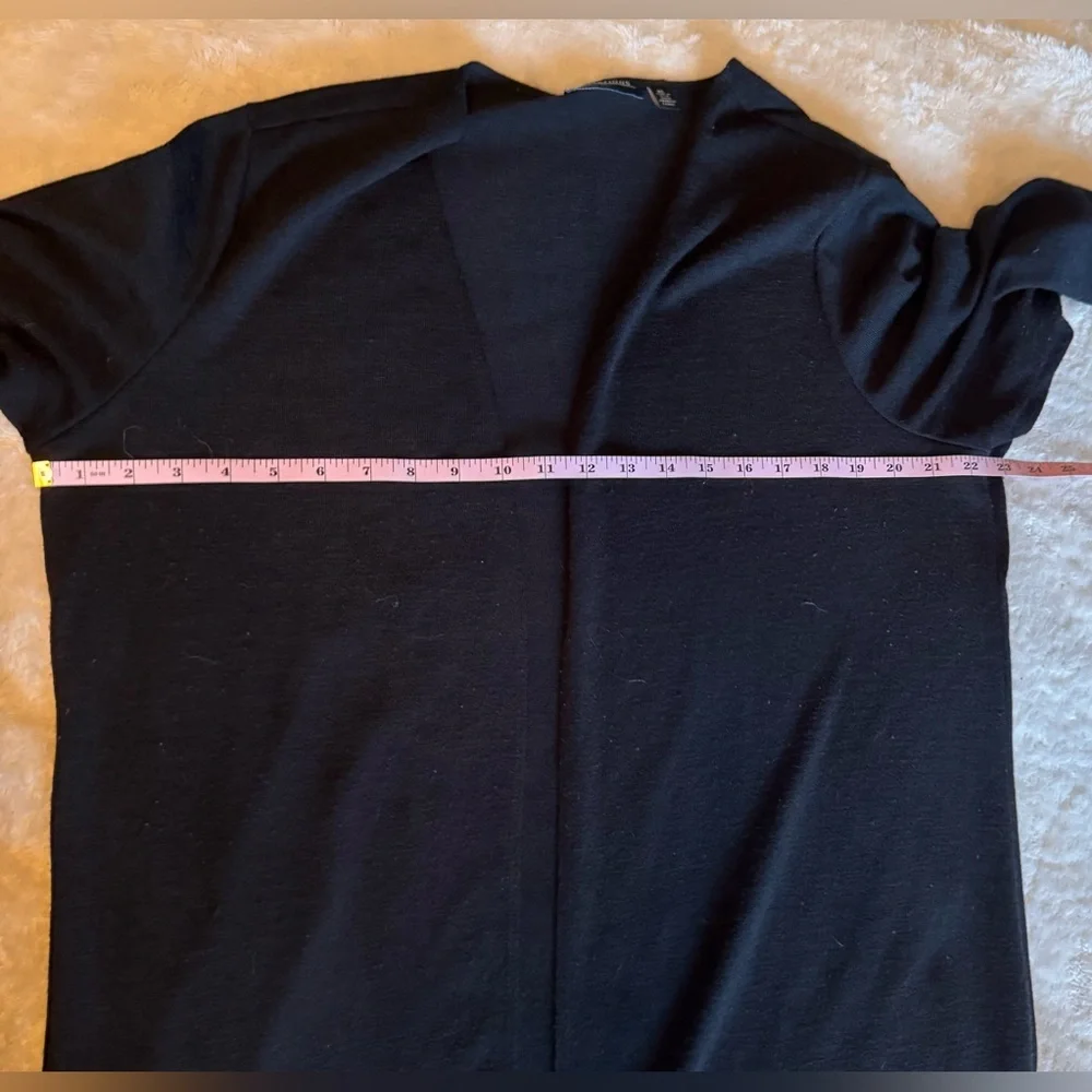 Notations Classic Black Open Cardigan - Picture 6 of 8